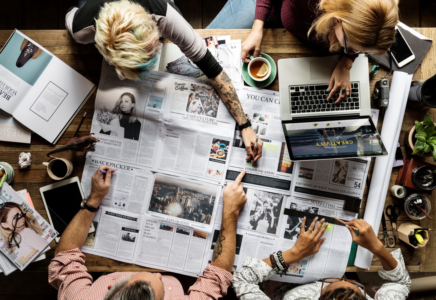 Using advertising media for public relations
